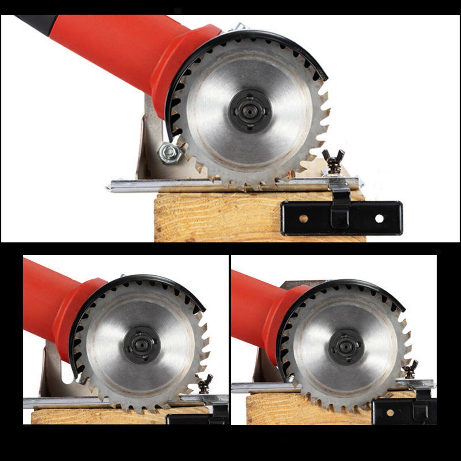 1pc Angle Grinder Stand Bracket with Base Plate Cover Cutting Accessories