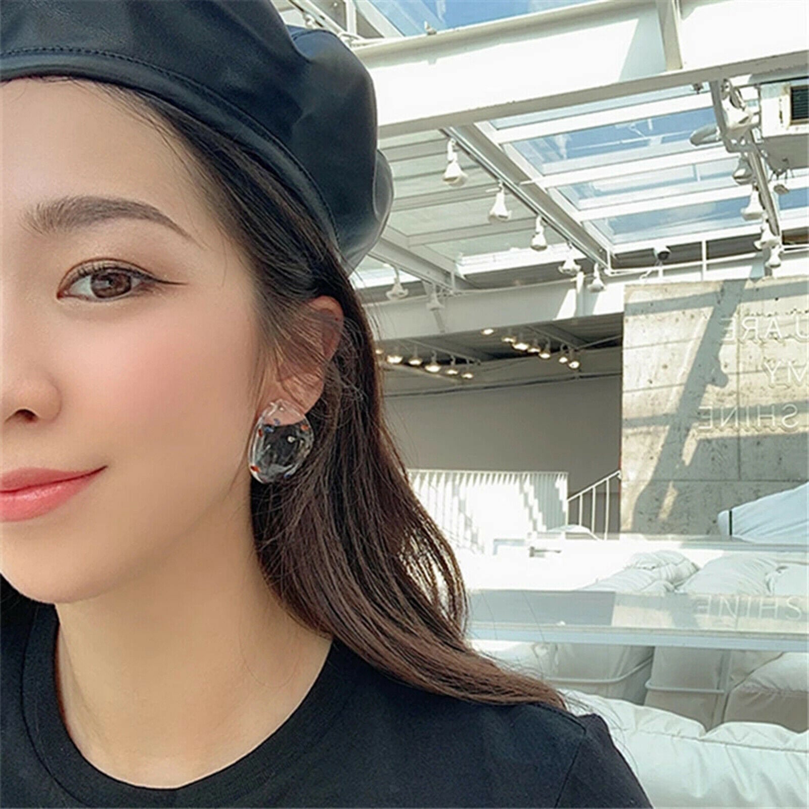 Asymmetric Hyperbole Women Earrings Ear Stud Euramerican Style Jewelry