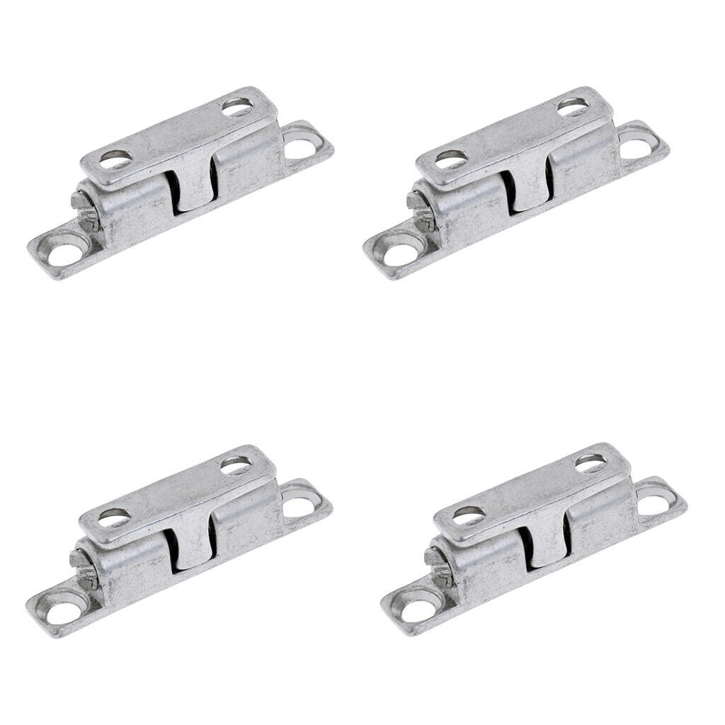 4Pcs Boat Motorhome Cupboard Cabinet Steel Ball Catch Door Latch