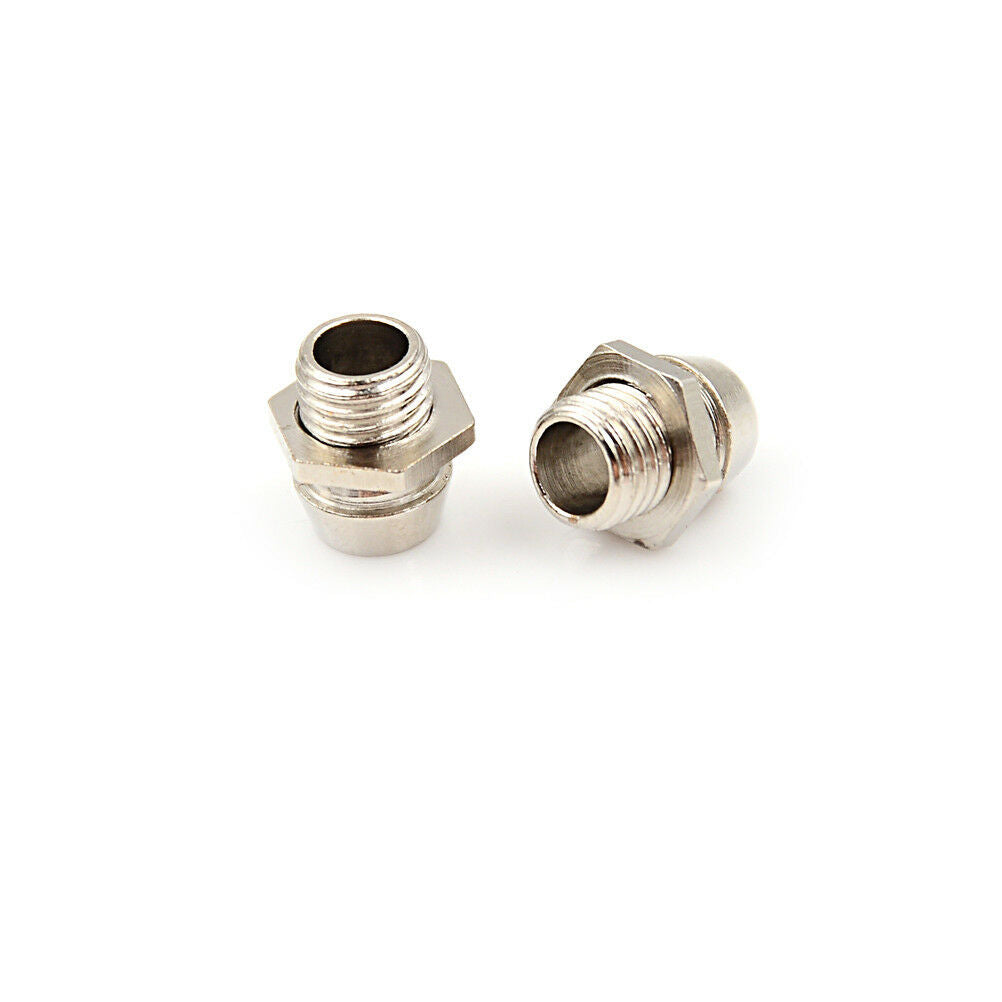 20pcs 3mm Round Chrome Metal LED Lamp Light Emitting Diode Bezel Holder NWU SJ