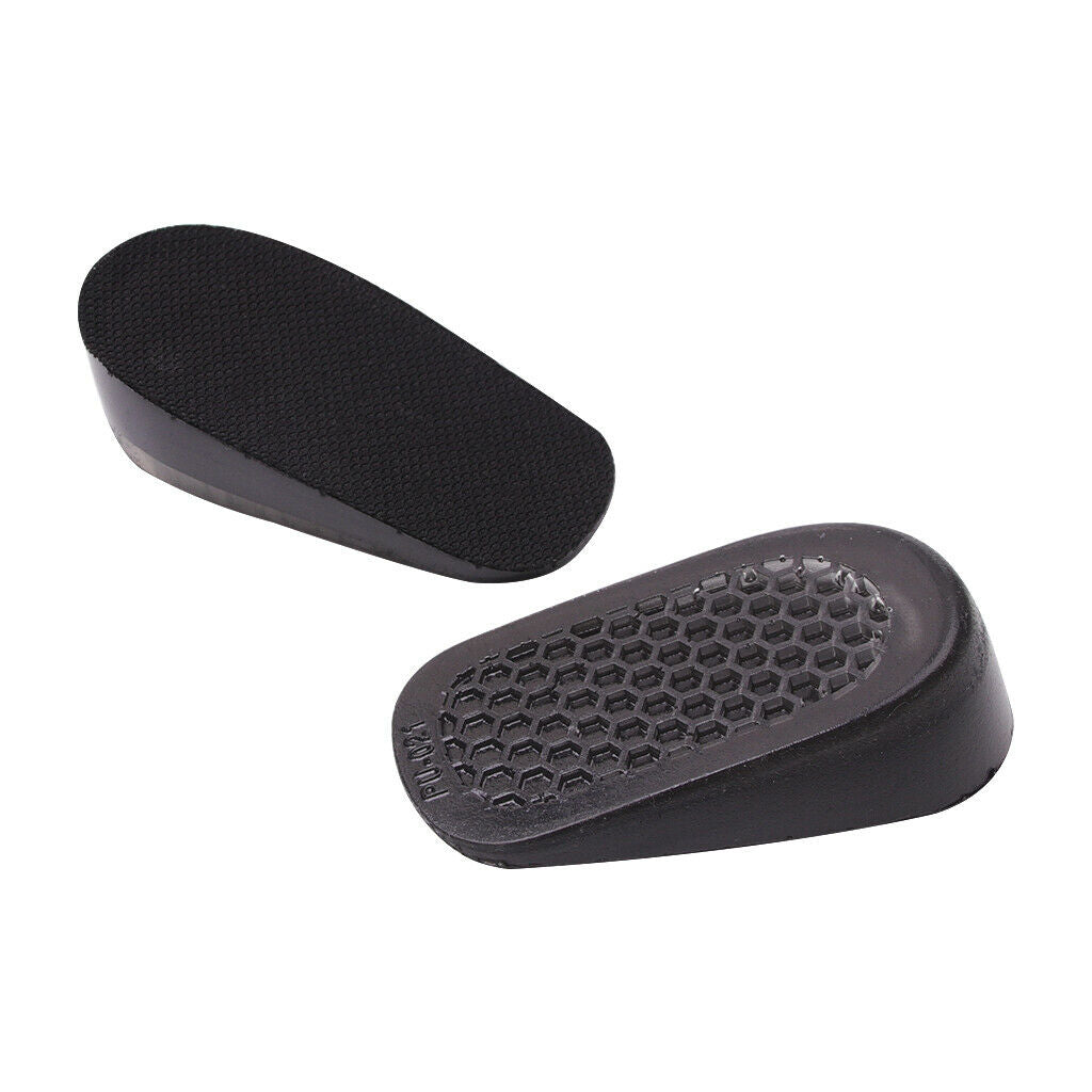 2 Pairs Adjustable Height Increase Template Soft Silicone Foot Insoles