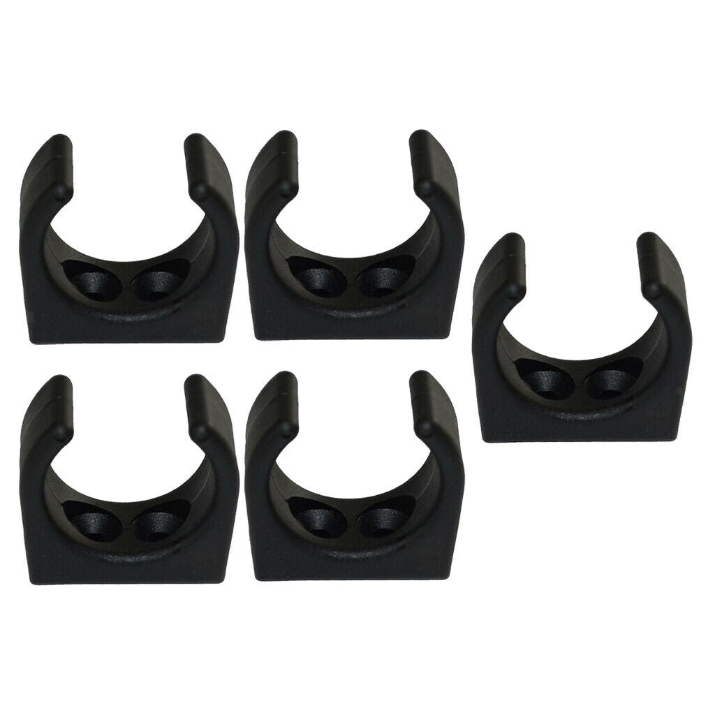 5pcs  Boat Marine Hook Clips Boat Hook Push Pole Clips 32mm Dutrable Boat