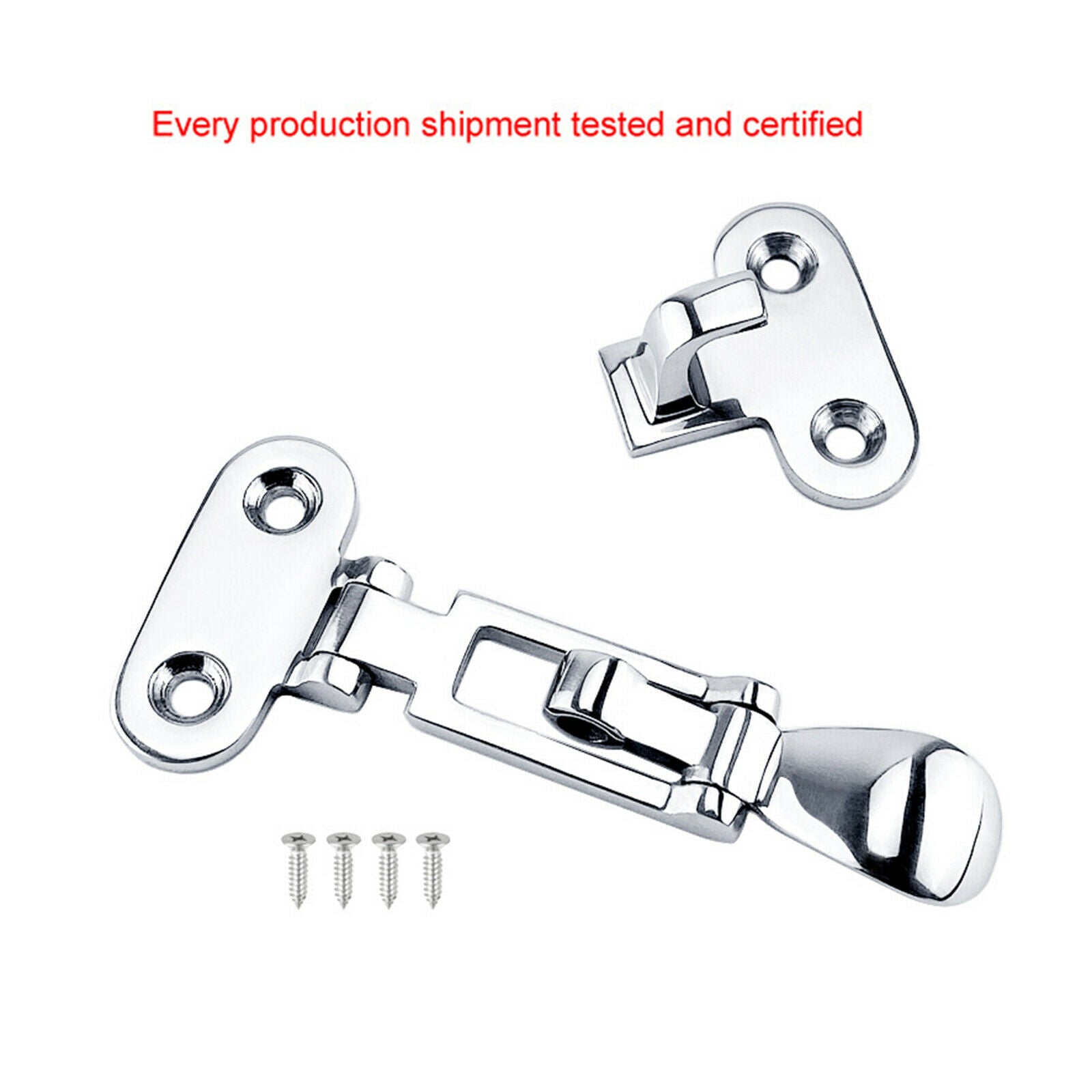Heavy Duty Marine Locker Hatch Anti-Rattle Latch Boat Yacht Accessory 113mm