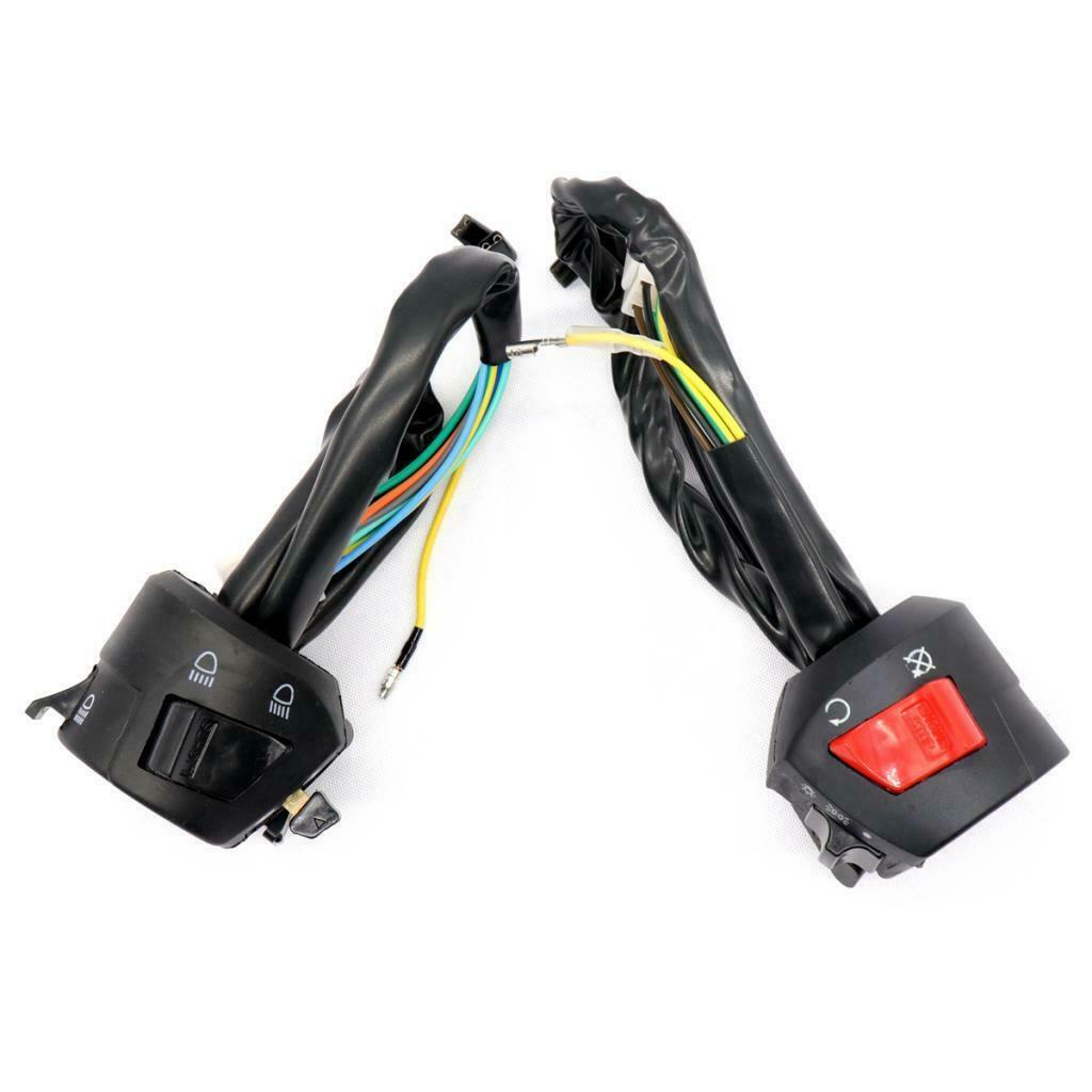 7/8" Motorcycle Handlebar Horn Light ON/OFF Starting Kill Switch Button