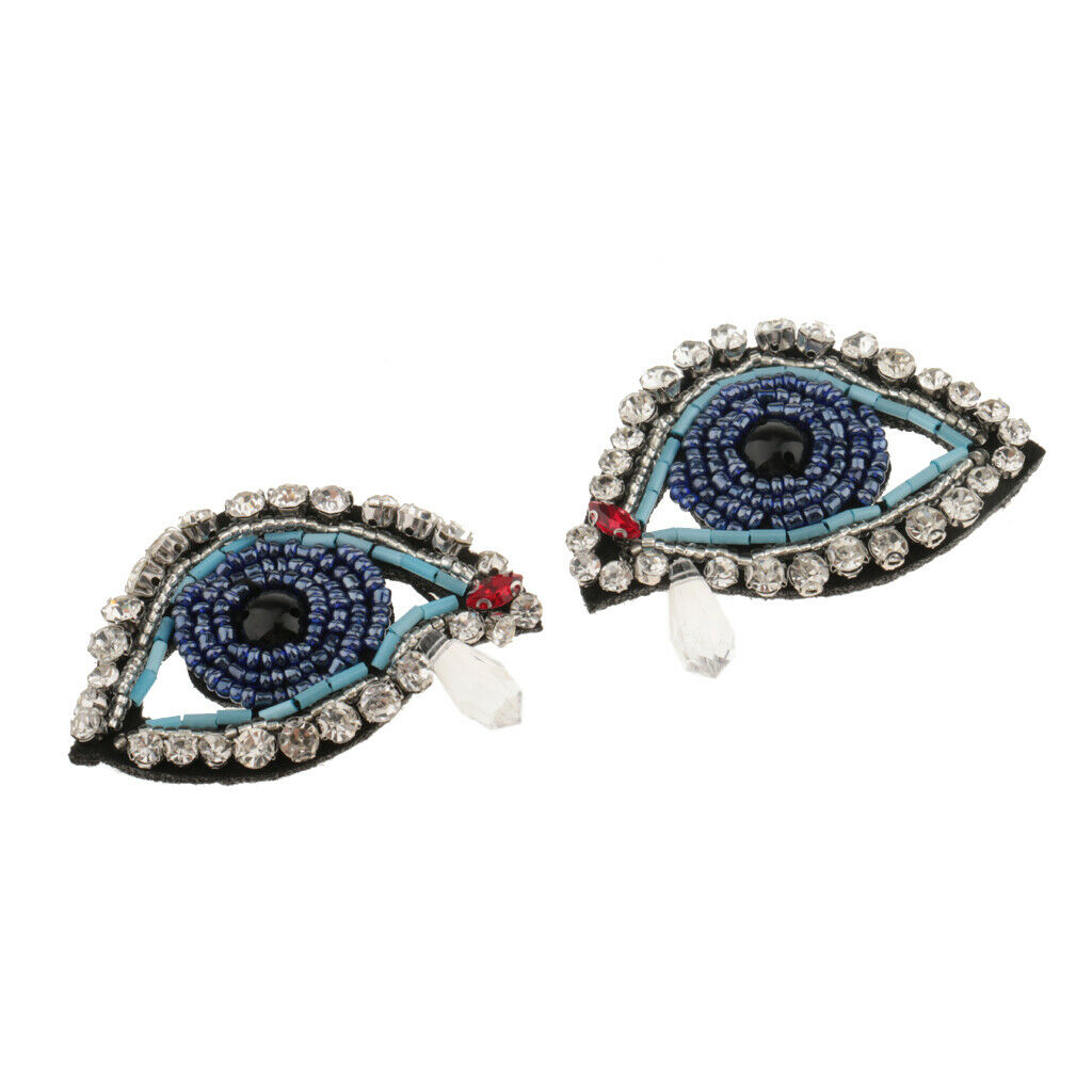 Patches iron-on applique applique iron-on transfers blue eyes