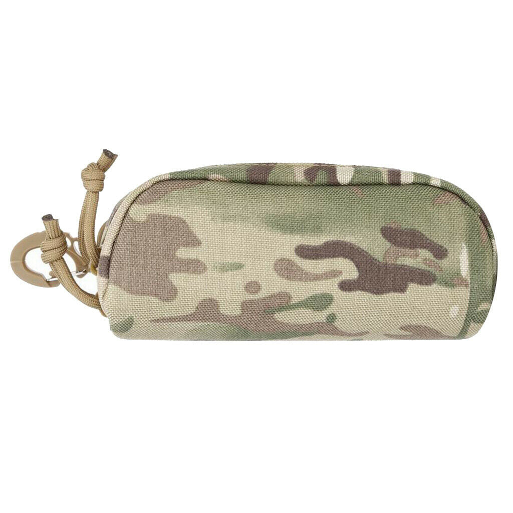 Sunglasses Storage   Accessory with D-rings Glasses Travel Carrier Camo