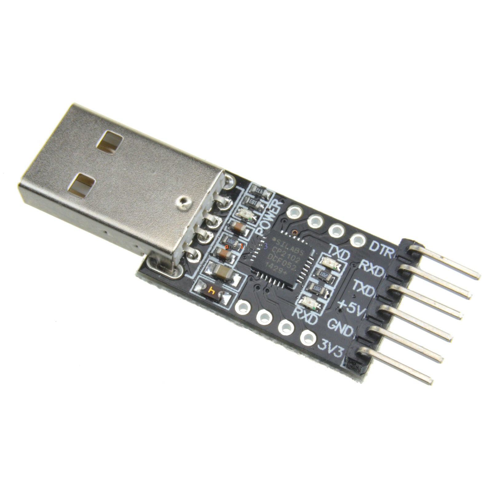2PCS 6Pin USB 2.0 to TTL UART Module Serial Converter CP2102 STC Replace FT232
