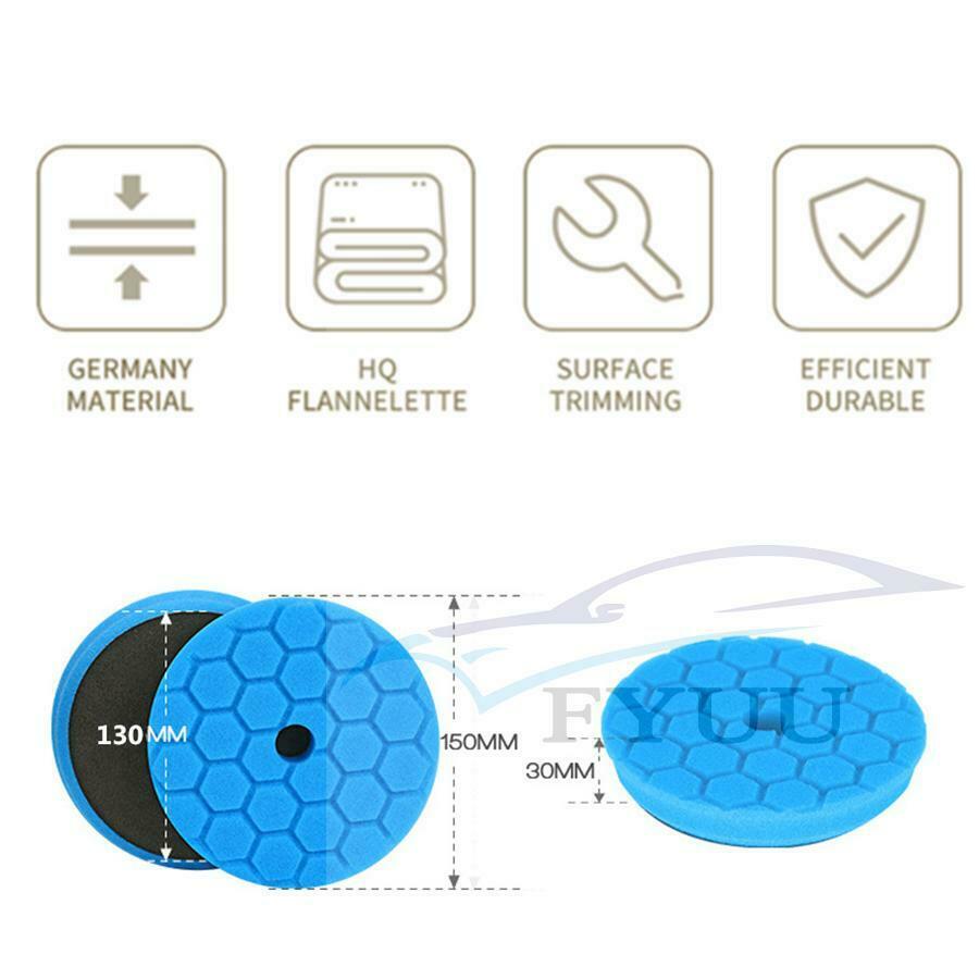 5Pcs polishing pads Foam Buffing Car polishing pads 6inch 150mm  1500/2000 #