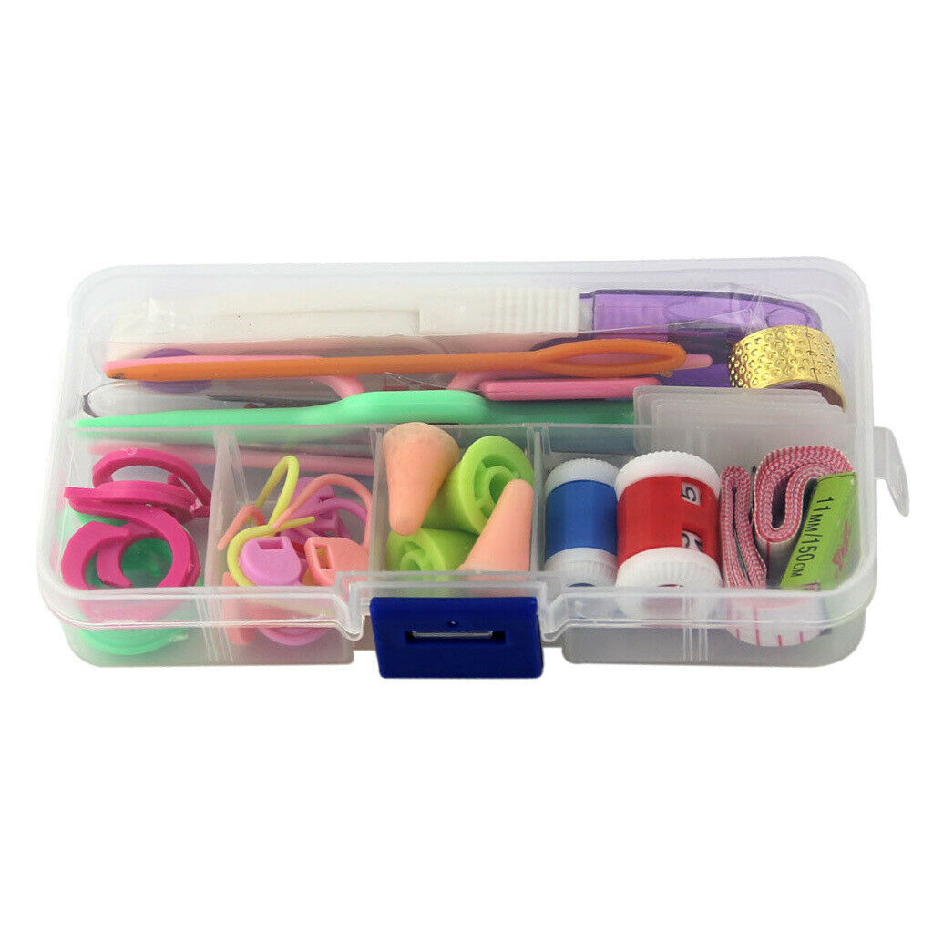 Crochet Hook Set Knitting Needles with Organizer Case Complete Accessories Kits
