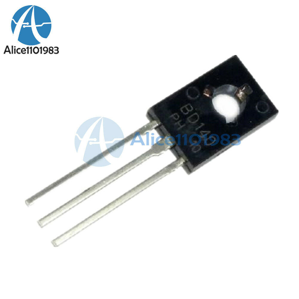 10PCS BD140 TO-126 PNP 80V 1.5A Power Transistors AL