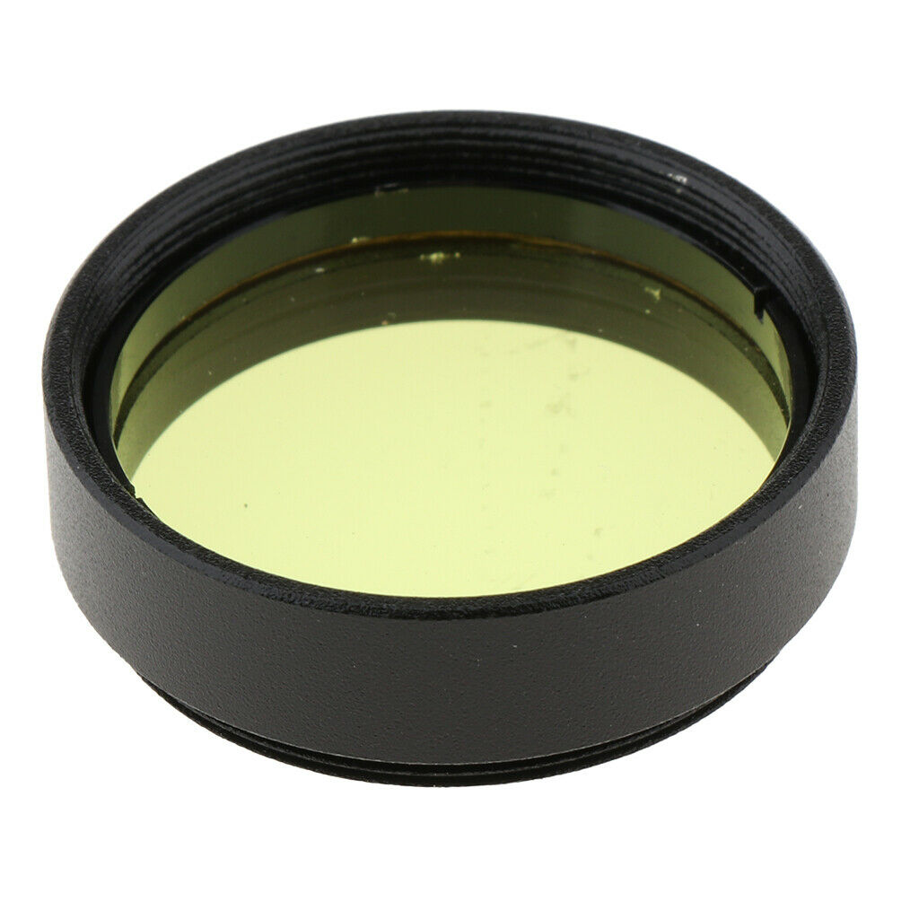 Telescope Eyepiece Lens Filter Yellow 1.25"/31.7mm For  Planet Sky