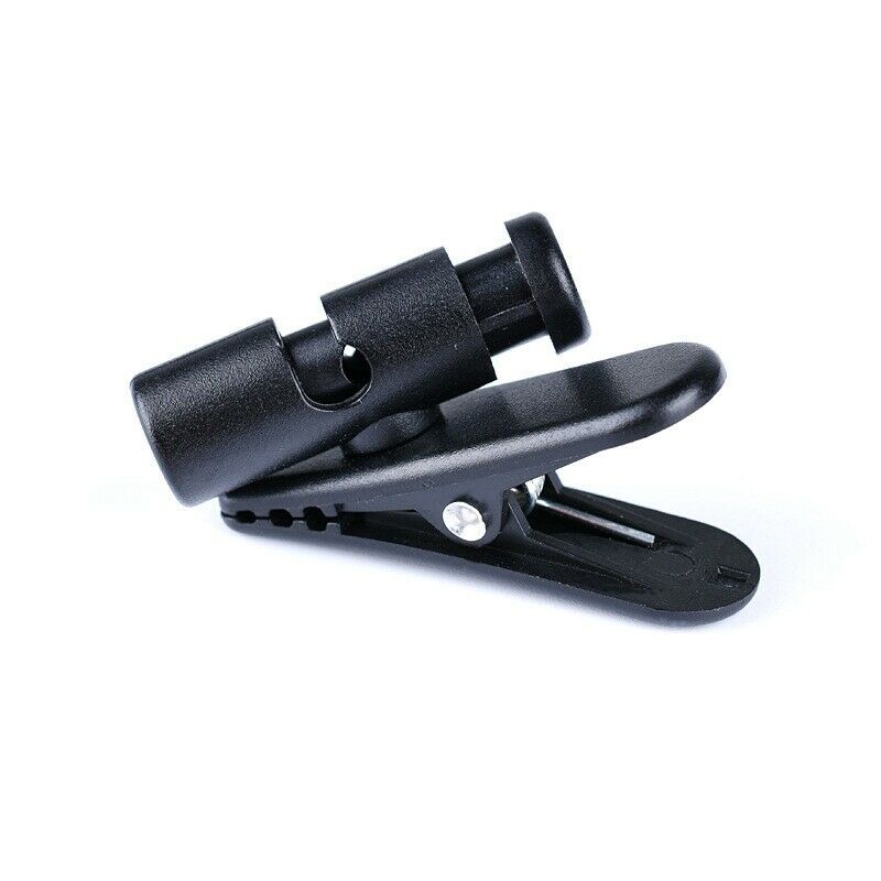 2pcs Headphone Earphone Cable Wire Cord Clip Nip Clamp Collar Lapel Shirt Holder