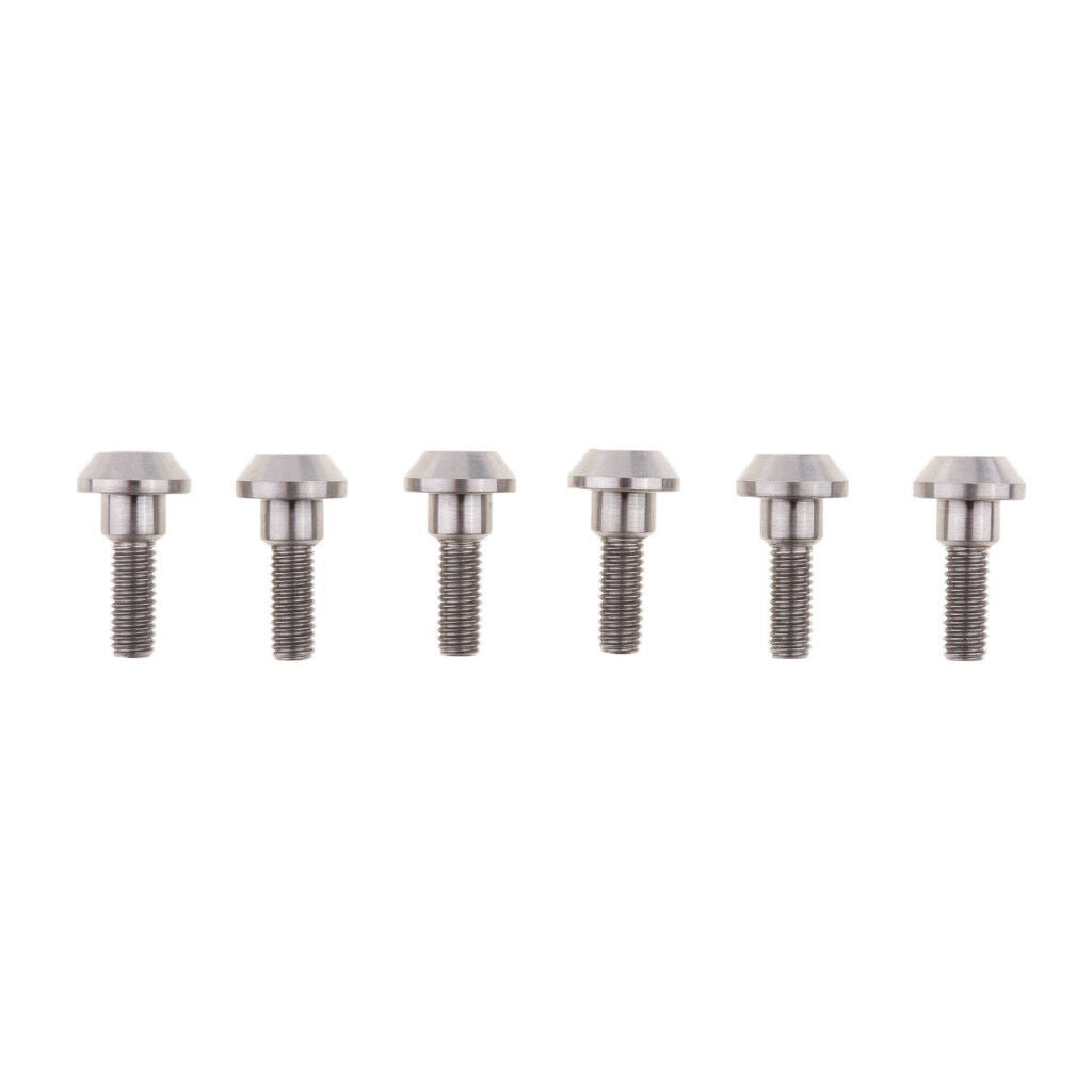 12 Pieces M6 x 20mm Titanium Disc Brake Rotor Bolts for Suzuki Yamaha R1 R6