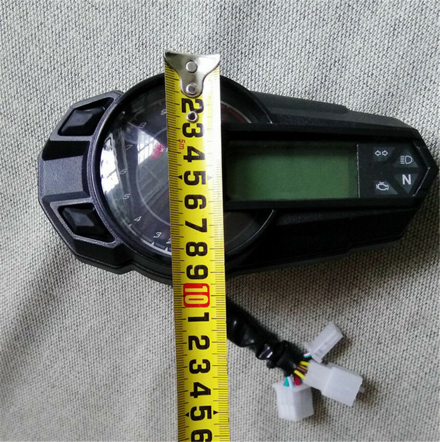 Motorcycle Tachometer Speedometer Odometer Fuel Quantity Headlight Turn Signal