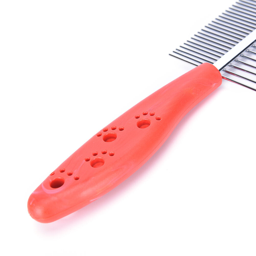 Grooming Pet Hair Grooming Two-sized Dense Comb Tooth Slicker Brush For Dogs  DD