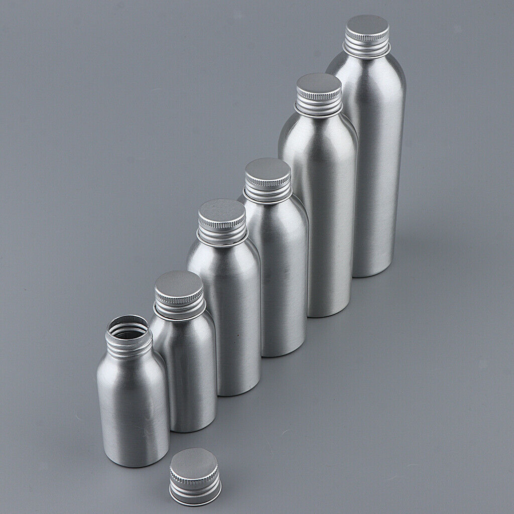 Reusable 40mL Empty Cosmetics Aluminum Bottles - Leak Proof & UV Protection -