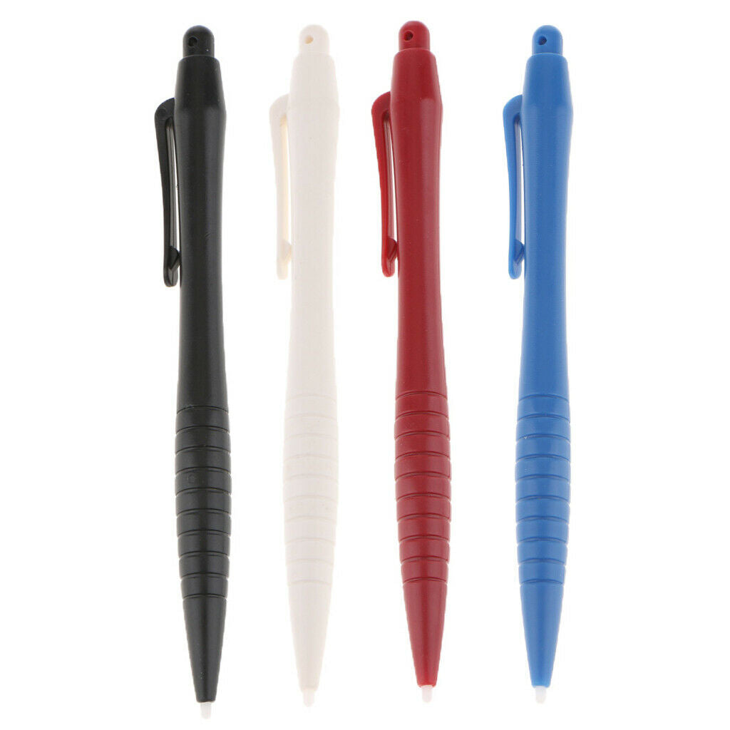 4Pack Stylus Plastic Retractable Touch Pen for Nintendo WII U 3DS 3DSXL NDSL