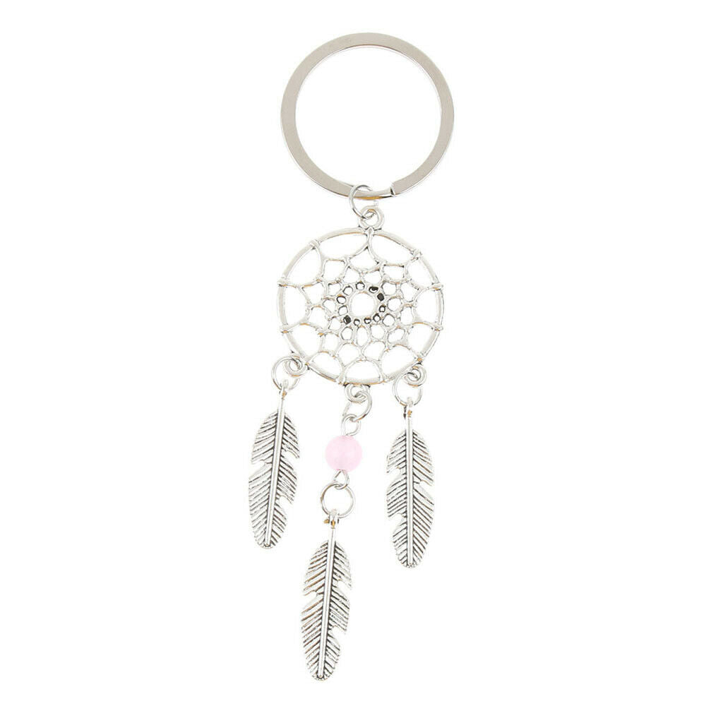 Set of 2 Handmade Dreamcatcher Key Ring Chain Charm for Phone Ornaments