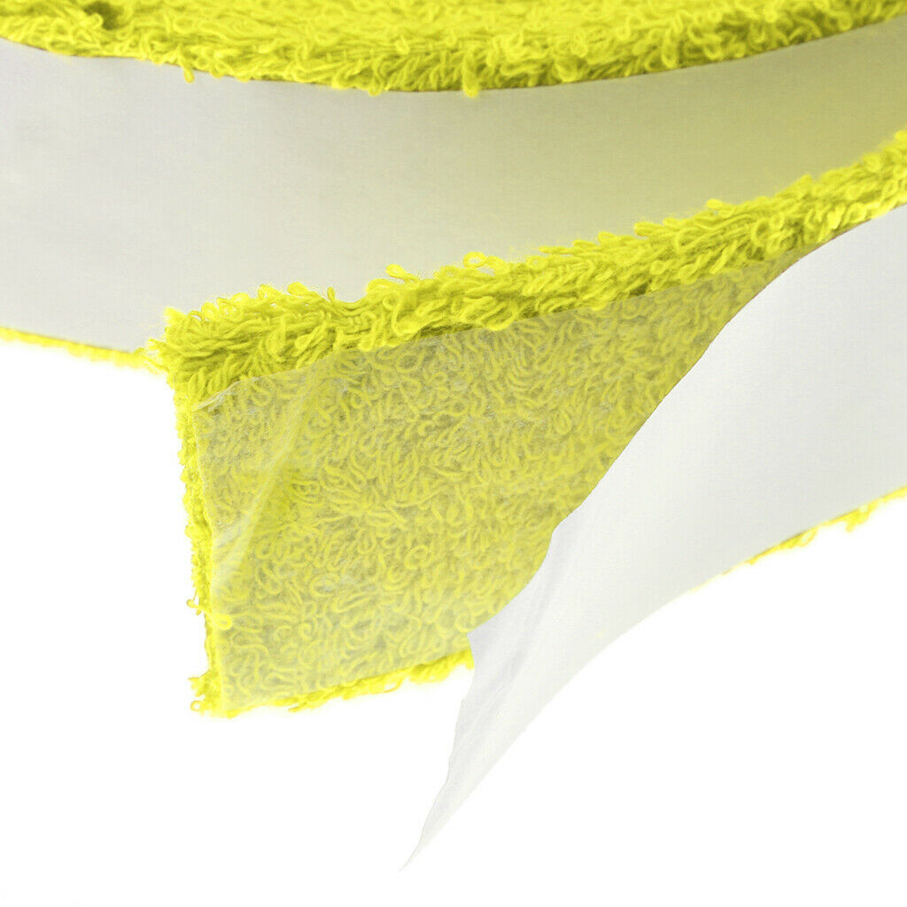 Towel tape for tennis squash badminton racket overgrip yellow