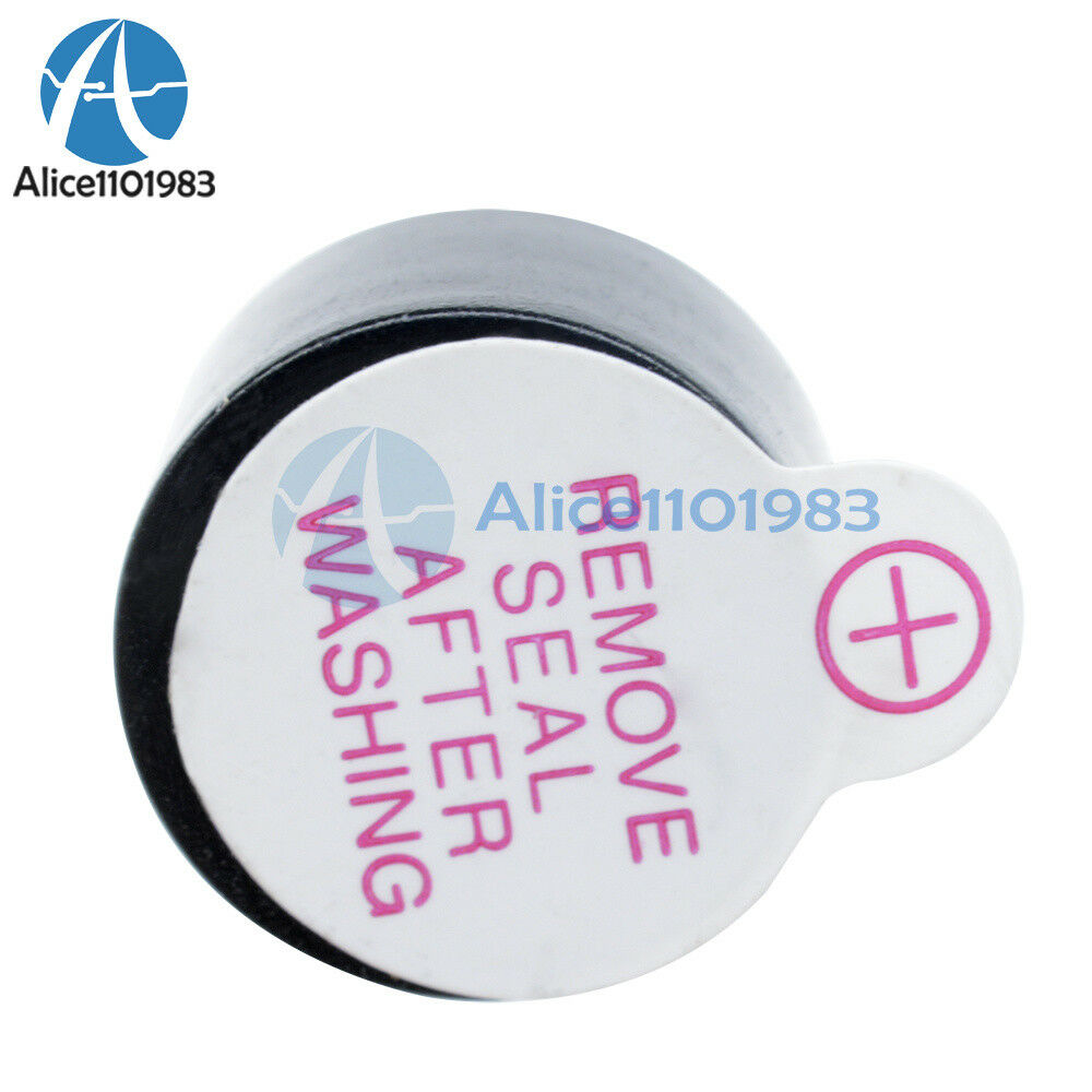 10Pcs Active Buzzer 3V 12mm Magnetic Long Continous Beep Tone Alarm Ringer