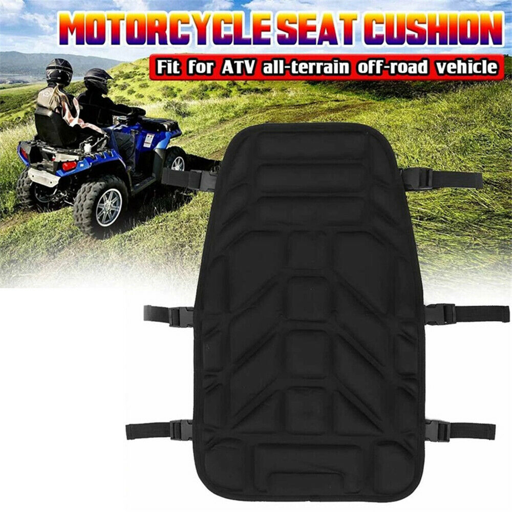 1x ATV UTV Seat Pad Cover Protector Cushion Water Resistant Cover Foam Black