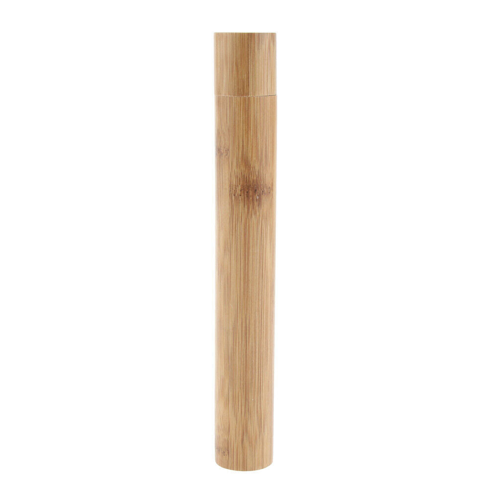 Natural Bamboo Travel Toothbrush Case Tooth Brush Protect Holder Organizer