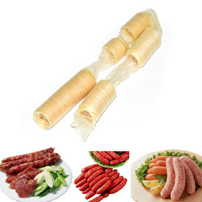 14m Collagen Sausage Casing Skins 22mm Long Small Breakfast  Sausages Too.l8