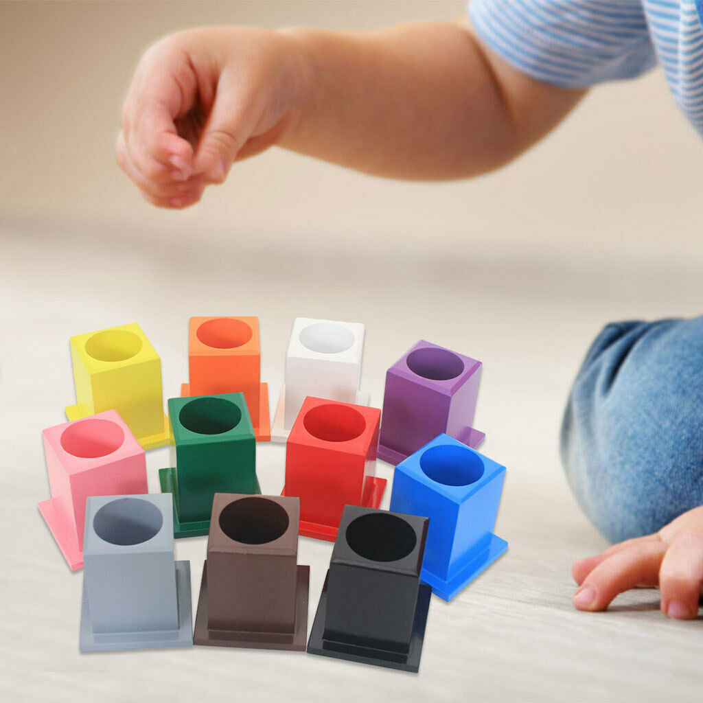 11Pcs Wooden Pen Holder for Student School Supplies Home Office Accessories