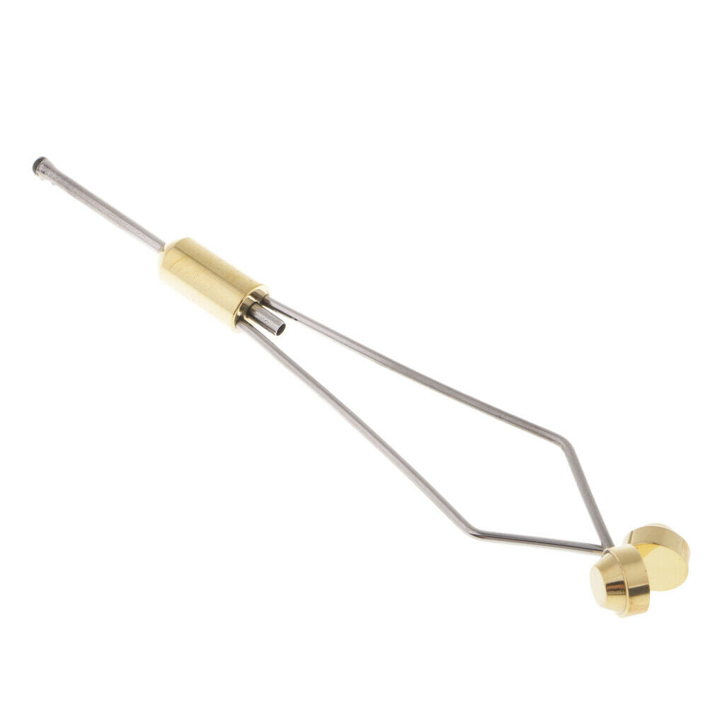 Stainless Steel Fishing Lure Bobbin Holder 10.5cm with Tip Ball Feet Clamp