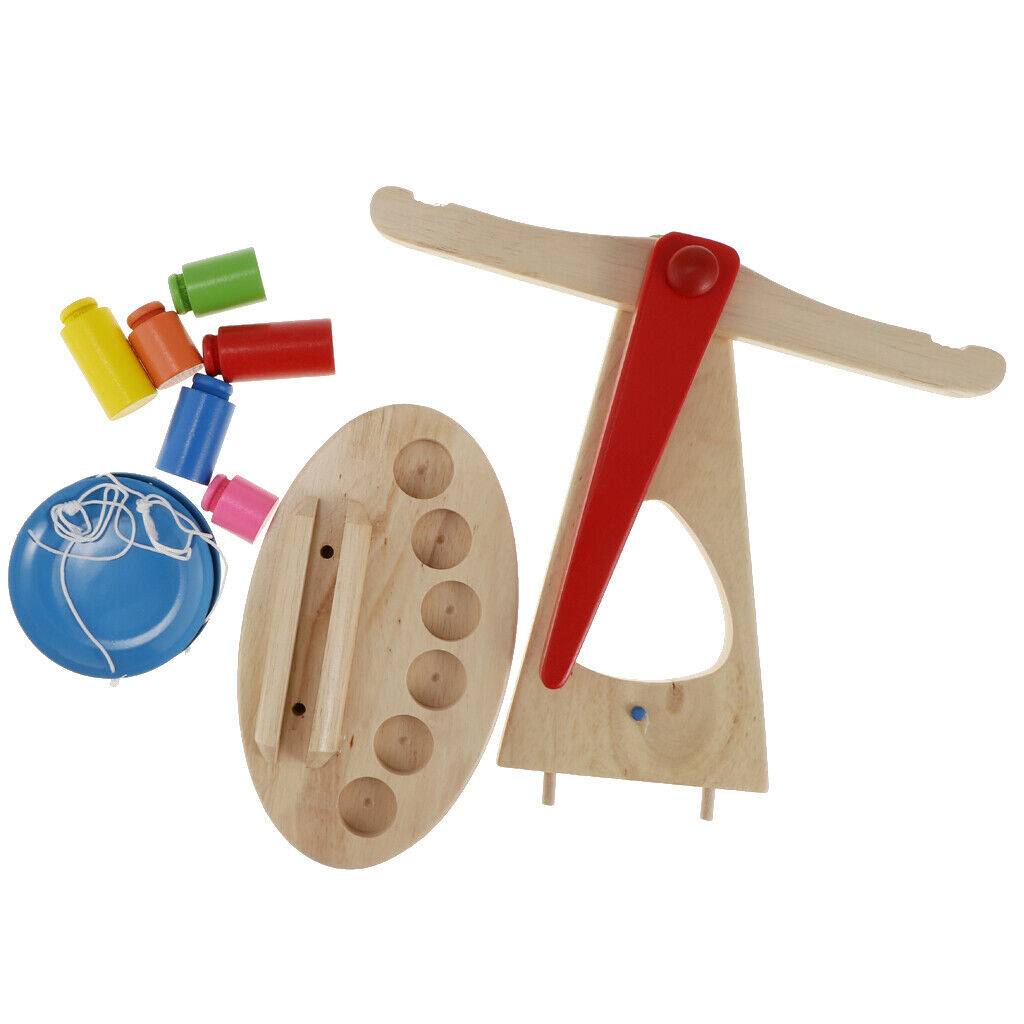 Children   Balance Scale Handicraft Kids Wooden Intelligence Toys