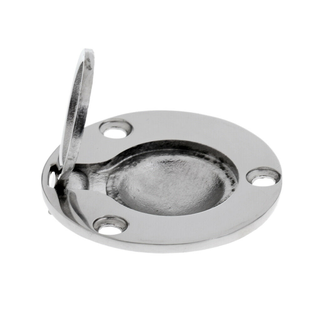 316 Marine Stainless Steel Boat Hatch Locker Liftting /Pull Ring Handle 49mm