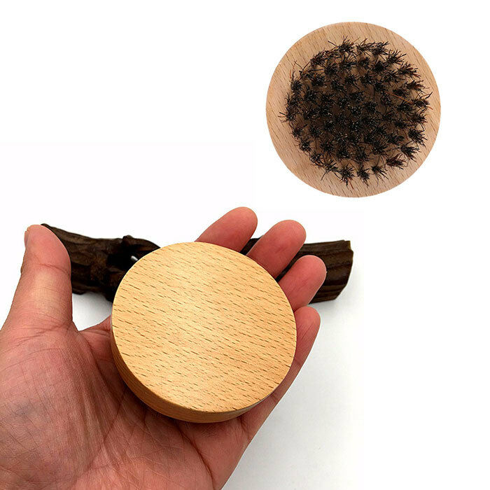 Brush for Beard Hair Of Wild Boar 100% Natural Round Man Bearded Man Beard New