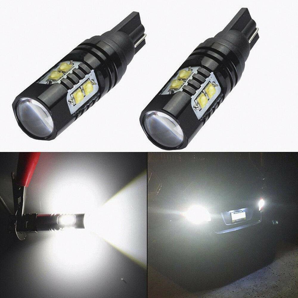 2X 50W 921 912 T10 T15 LED Light 6000K HID White Car Backup Reverse Lights Bulb
