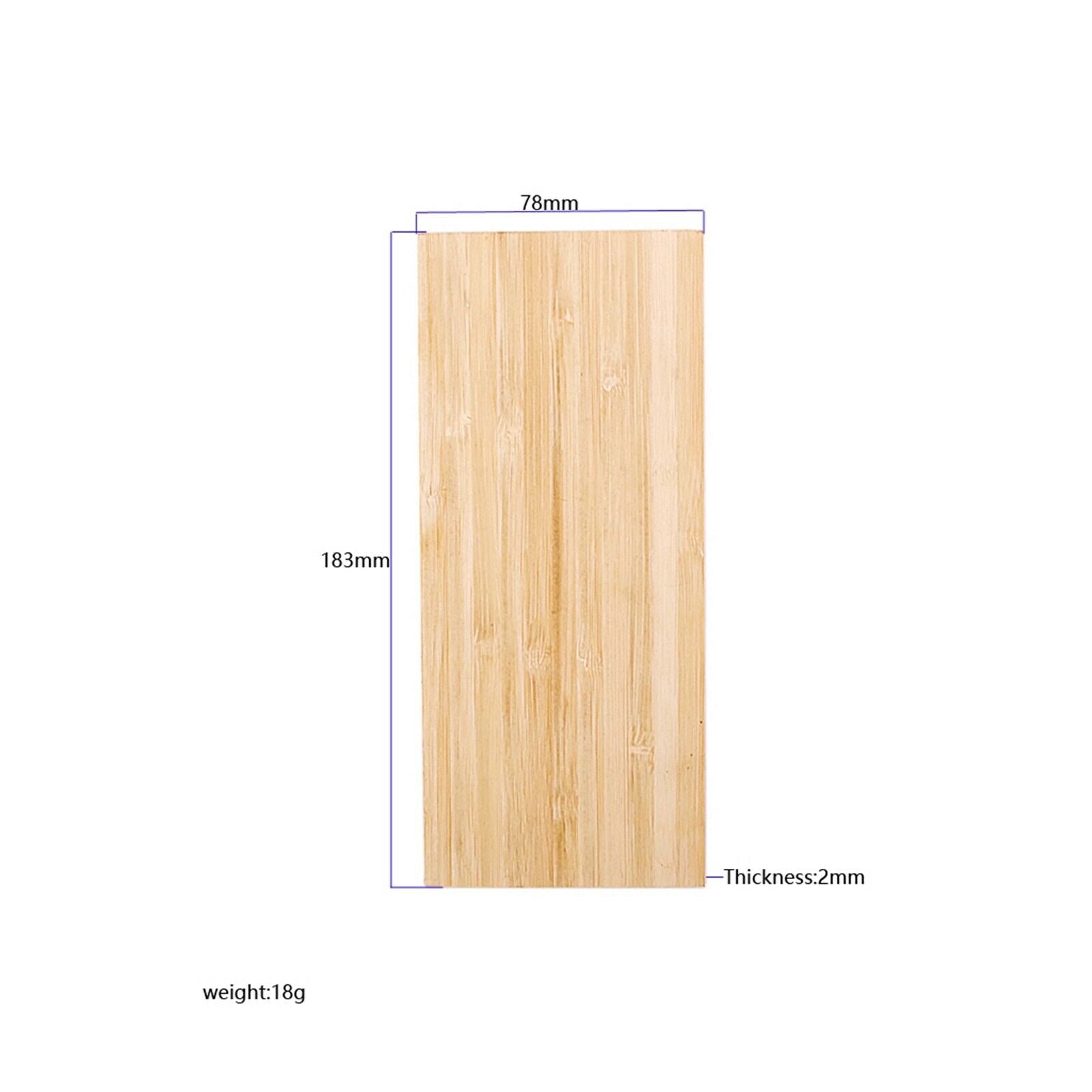 Guitar Headboard Replacement Bamboo Guitar Headplate for Guitar Accessories