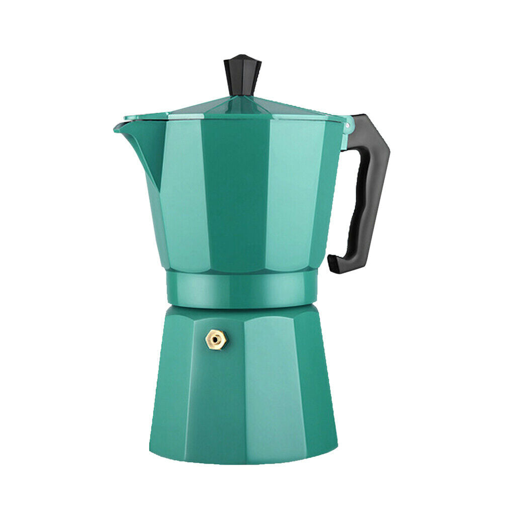 8oz Espresso Maker Stovetop Moka Coffee Pot Stainless Steel Latte Percolator,