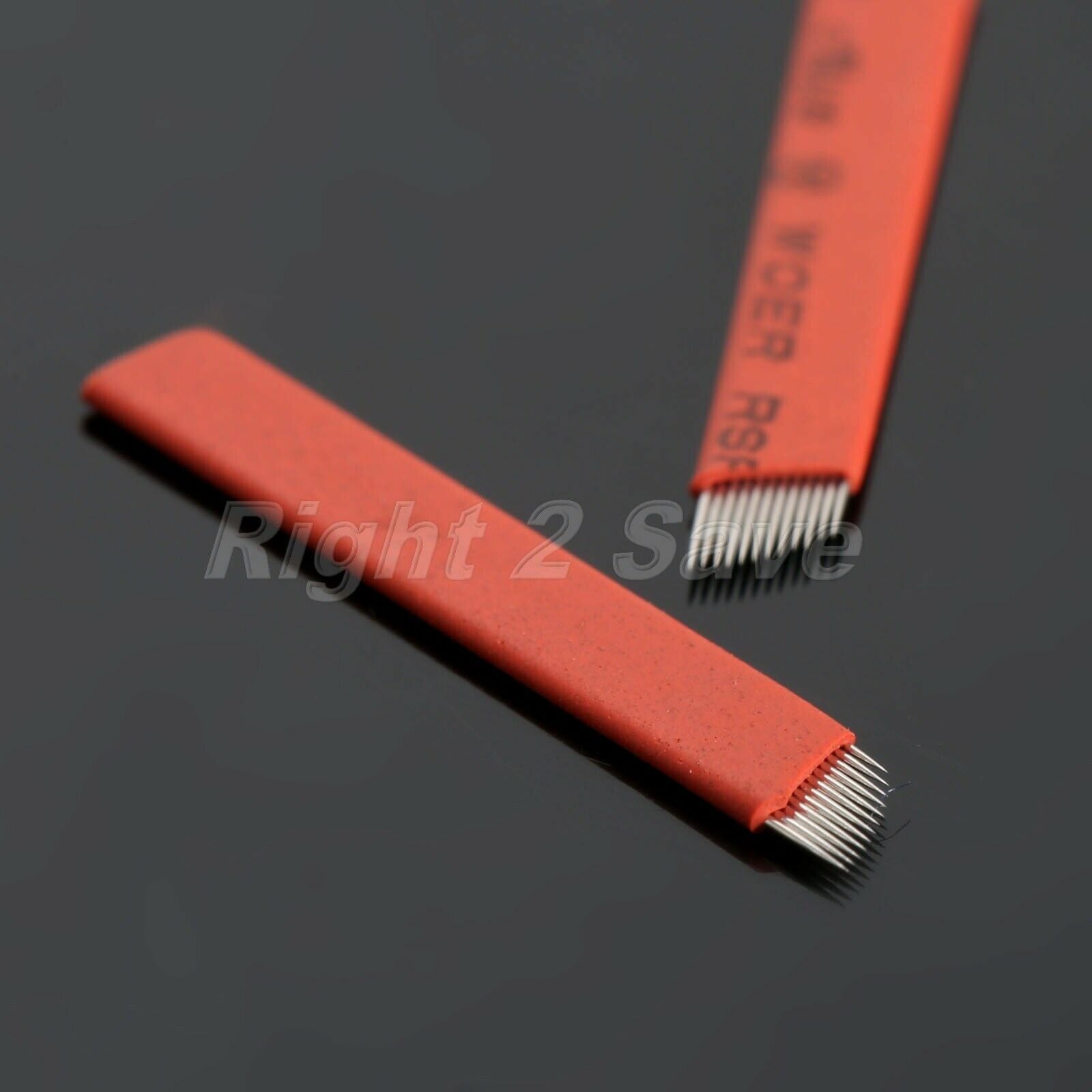 10pcs Permanent 12 Pin Needle Manual Tattoo Bevel Blades Makeup Eyebrow