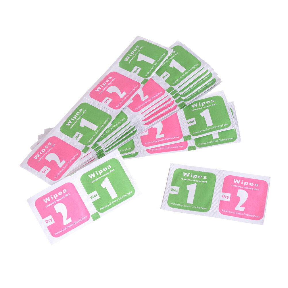 400pcs Camera Lens Phone LCD Screen Dust Removal Dry Wet Cleaning Wipes Paper XC