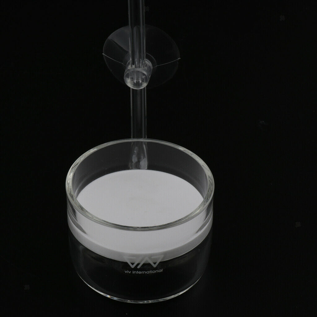 Glass CO2 Diffuser with L-Shape Connecting Tube for Aquarium Tank XXXL