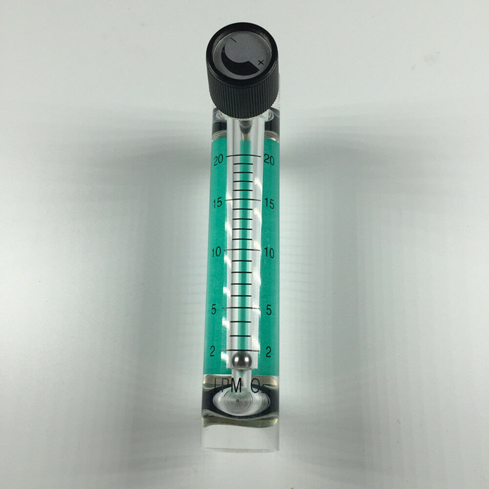 2-20LPM 20L Oxygen Flow Meter Flowmeter With Control Valve for Oxygen Air Gas