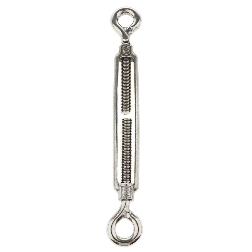 304 Stainless Steel Turnbuckle Screw M10 Suitable for Tightening Rope, Length