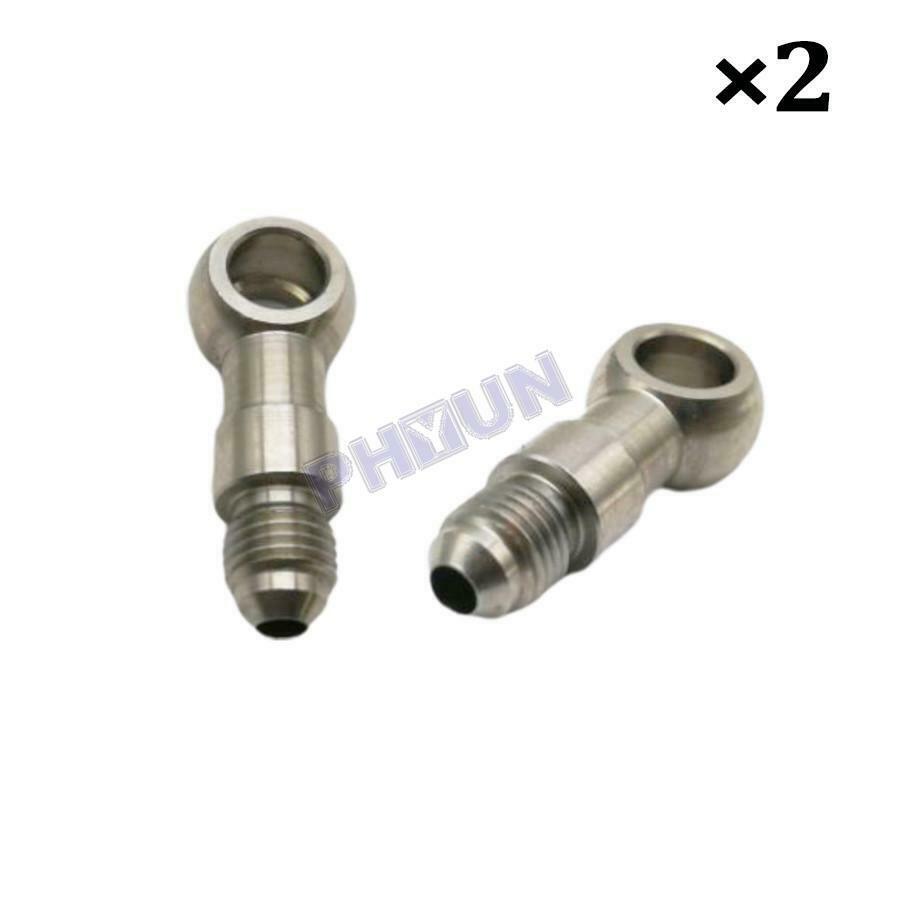 2Pcs 10mm M10 Eye Adapter Fitting AN -4 (AN4 AN 04) Premium Stainless Steel