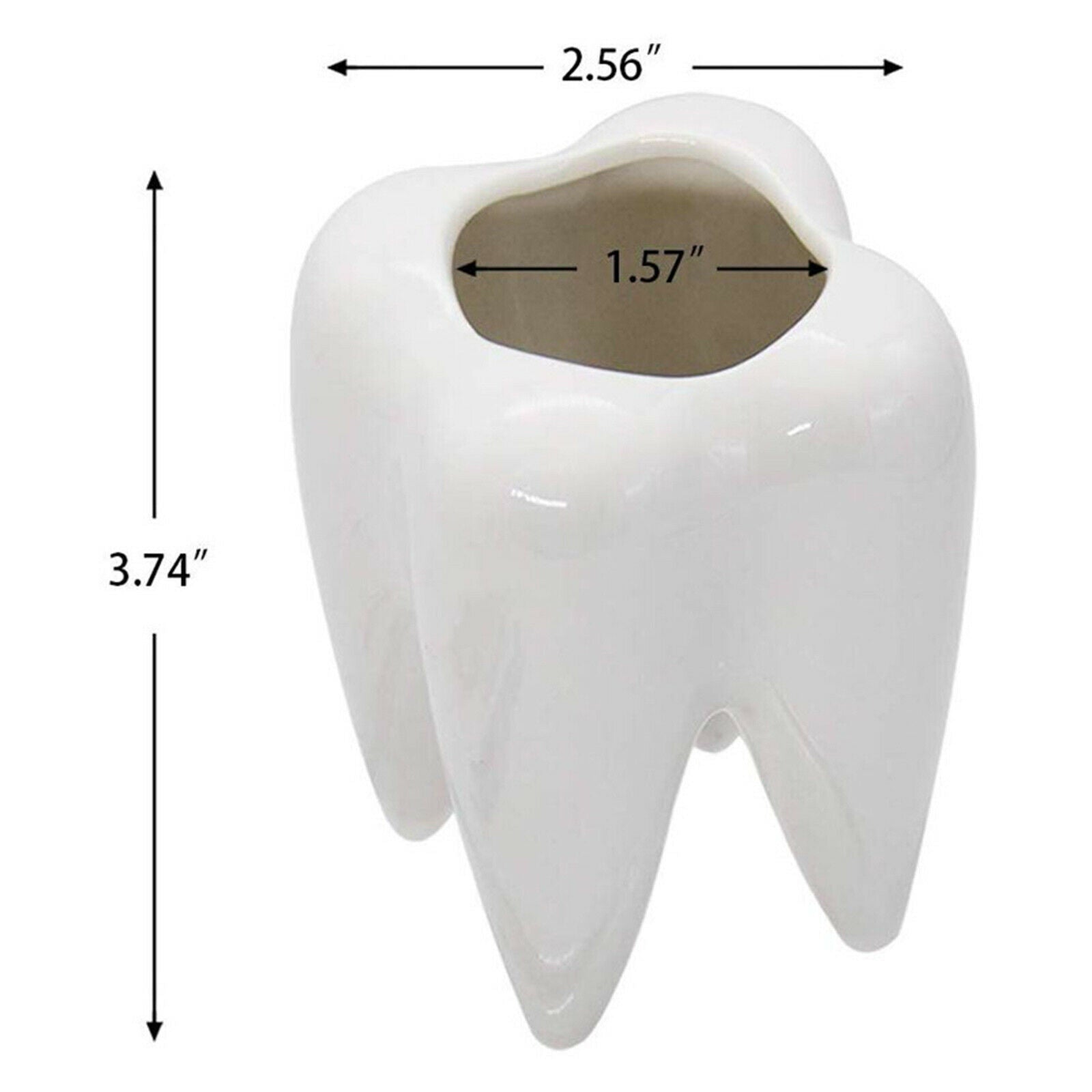 Ceramic Vase Decorative Makeup Brush Holder Flower Pot