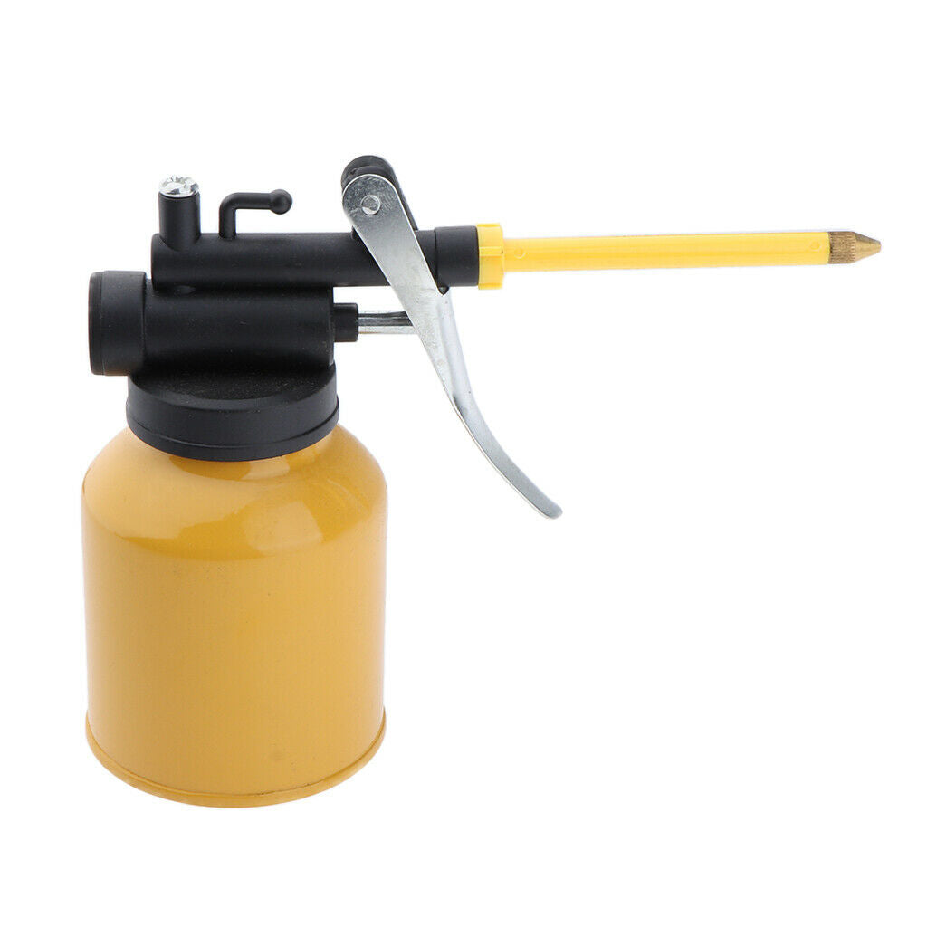 Car 250ml High Pressure Portable Pump Oiler Oil Can Metal Gun For Lubricants