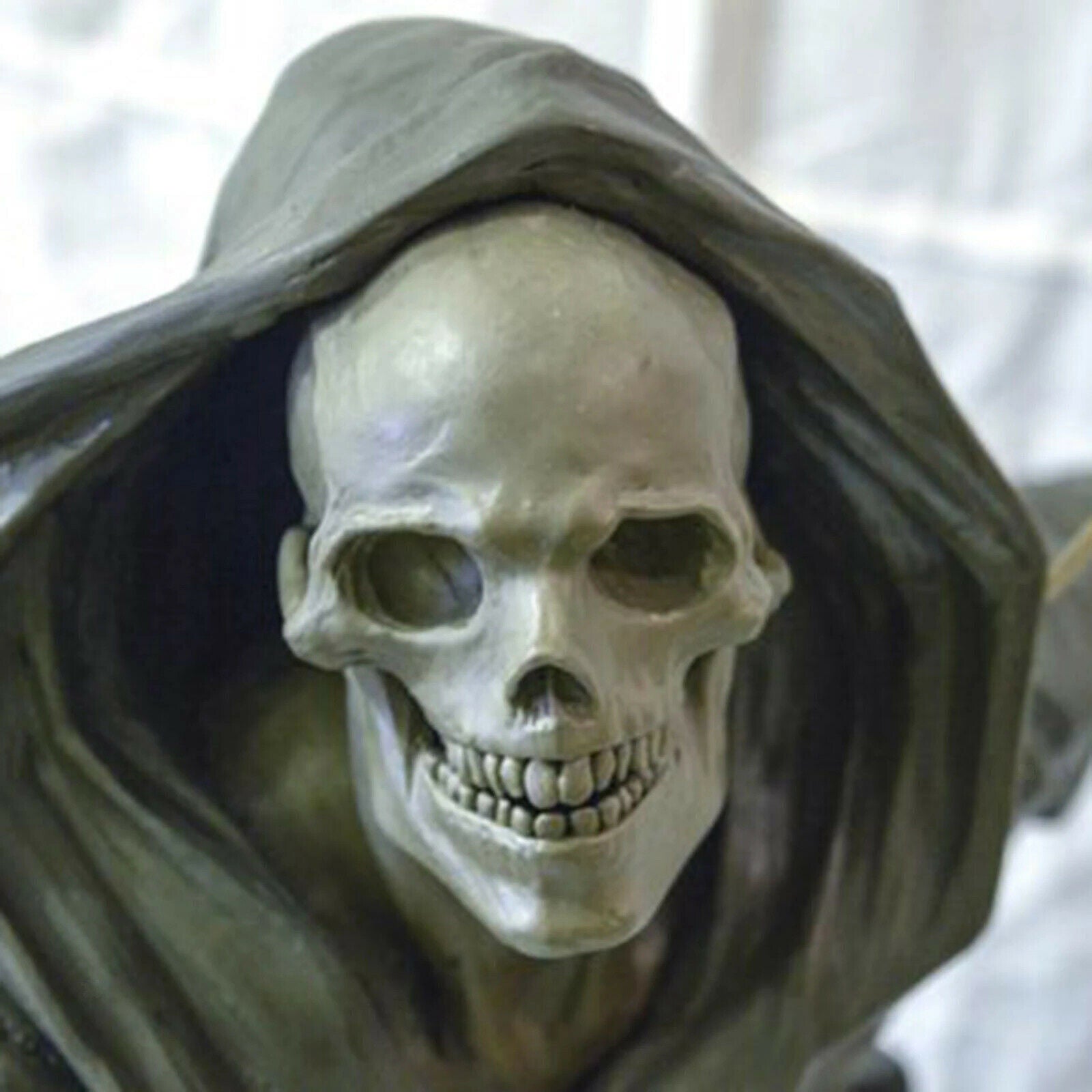 Hand-carved* Decorative Anime Action Figures ,Black Skeleton Guardians