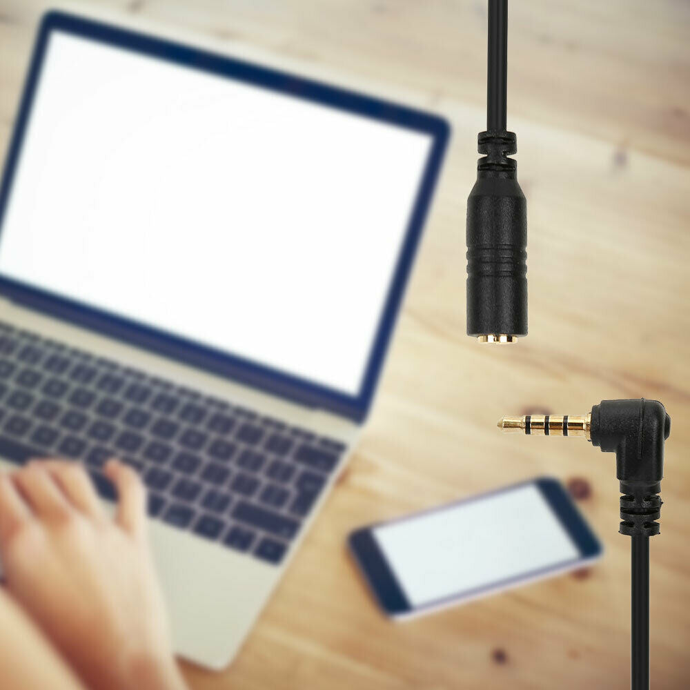 3.5mm Earphone Headphone Adapter Connector TRS to TRRS Converter Cable Line