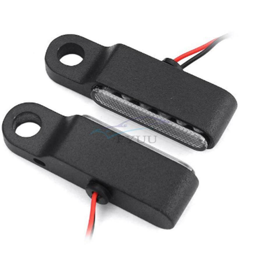 1 Pair of 8MM MINI Motorcycle Amber 6LED Turn Signal Indicator Light Universal