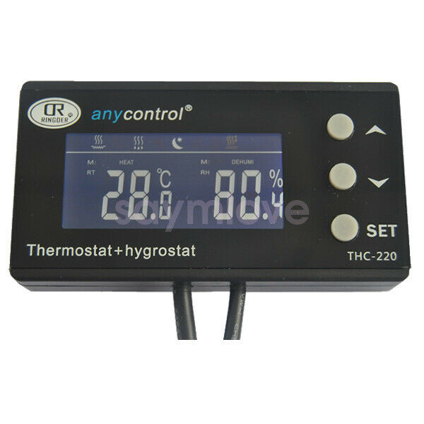 Digital Temperature Humidity Controller Thermostat Aquarium Fish tank Reptile
