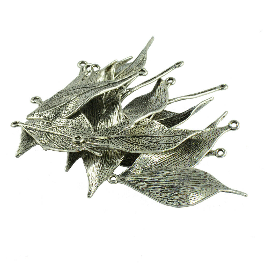 20 Pieces of Novelty Natural Exquisite Leaf Shaped DIY Jewelry Supplies