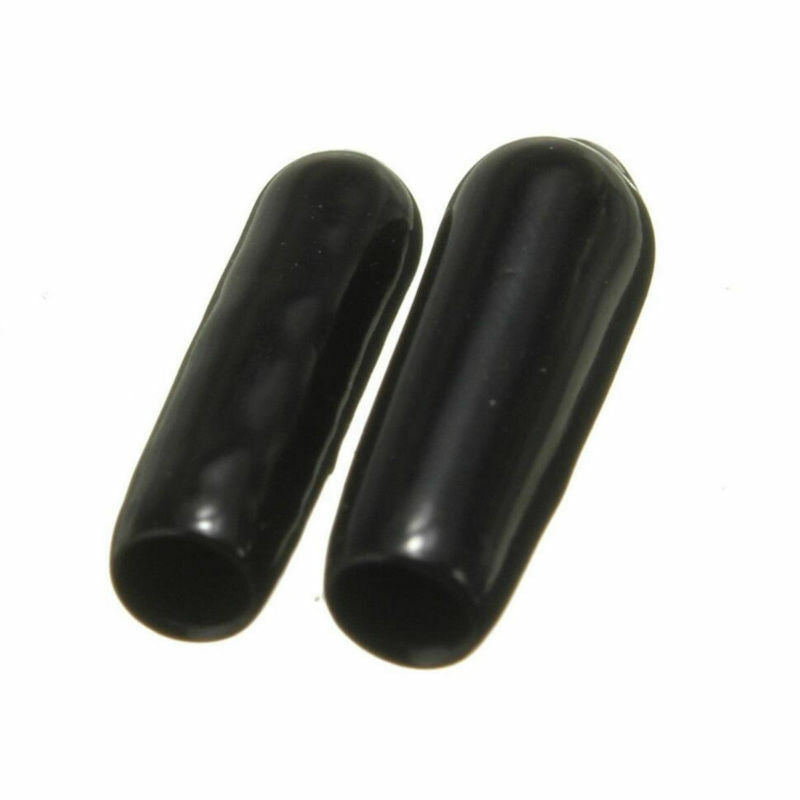 50pcs 3mm Black Rubber Aerial Antenna Caps RC Accessories End Plug Tube Cover