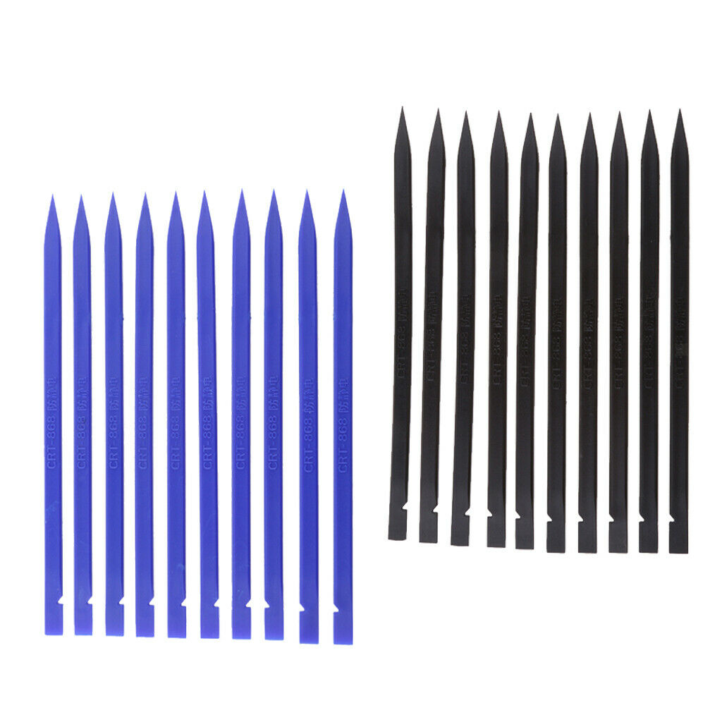20pack Professional Anti Static Nylon Plastic Spudger Pry Stick Black,Blue
